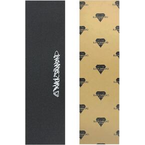 Black Diamond Sheet of Skateboard Grip Tape 9" x 33" (Black/White)