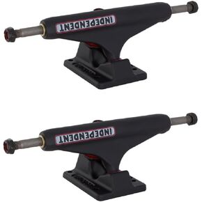 INDEPENDENT TRUCK COMPANY Skateboard Truck Stage II Bar Skate Truck Flat Black, Set of 2