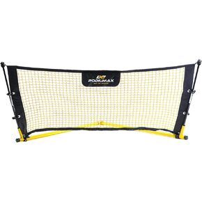 PodiuMax Upgraded Solo Soccer Rebounder Net, Improve Your Ground Passing Skills, Easy to Assemble and Disassemble, Comes with Bag and Stake