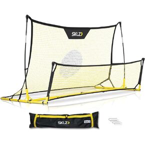 SKLZ Quickster Soccer Trainer Portable Soccer Rebounder Net for Volley, Passing, and Solo Training