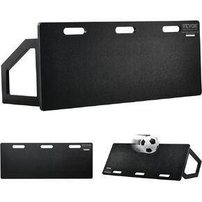 VEVOR Soccer Rebounder Board, 45"X18" Portable Soccer Wall with 2 Angles Rebound, Foldable HDPE Kickback Rebound Board, Soccer Training Equipment for Kids and Adults, Passing & Shooting Practice