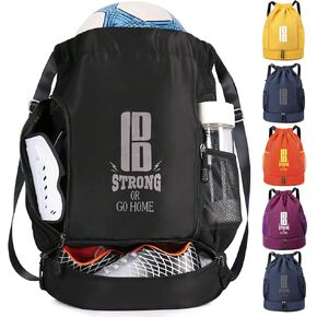 brooman Youth Soccer Bags Boys Girls Backpack for Soccer Basketball Volleyball & Football with Ball Compartment