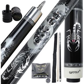 Pool Cue Stick 58inch Hardwood Maple Pool Cue Billiard Table Stick 13mm Tip Billiard House Bar Pool Cue