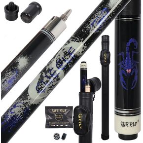 Pool Cue Stick,Billiard Cue Sticks with Hard Case Low Deflection Shaft Professional Billiard Pool Cues Sticks 19.5-21 oz cue Stick