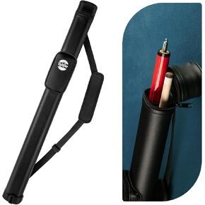 Trymaker Pool Cue Case, 1×1 Hard Pool Stick Case Holds 1 Complete of 2-Piece Cue, Made of Faux Leather Pool Cue Accessories in Kuwait