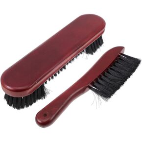 Anneome 2pcs Billiard Table Broom Billiard Table Brushes Pool Table Clean Brush Pool Table Brush Set Multifunctional Cleaning Brush Felt Kit Wood Cleaner Billiards Pool Table Clean Brush