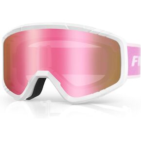 findway Kids Ski Goggles for Boys Girls Youth-OTG Anti-Fog Over Glasses Kids Snow/Snowboard Goggles in Kuwait