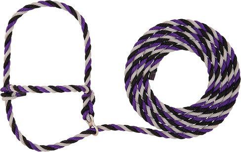 رسن كسر الماشية من جلد ويفر، أرجواني/أسود/رمادي، 8 1/2 بوصة in Kuwait