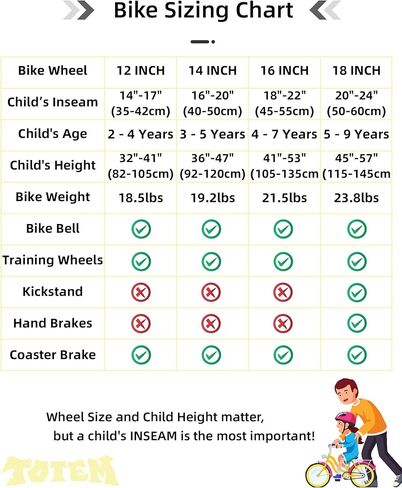 دراجة أطفال JOYSTAR للأعمار من 2 إلى 12 سنة للأولاد والبنات، دراجات أطفال على طراز BMX مقاس 12-20 بوصة مع عجلات تدريب، دراجة أطفال للأطفال والأطفال الصغار، ألوان متعددة in Saudi Arabia
