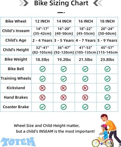 دراجة أطفال JOYSTAR للأعمار من 2 إلى 12 سنة للأولاد والبنات، دراجات أطفال على طراز BMX مقاس 12-20 بوصة مع عجلات تدريب، دراجة أطفال للأطفال والأطفال الصغار، ألوان متعددة in Saudi Arabia