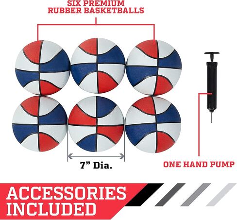 لعبة أركيد كرة السلة الداخلية للاعبين من ESPN (قفص وإطار فولاذي) مع تسجيل LED و8 خيارات للعبة وتأثيرات صوتية للأركيد in Kuwait