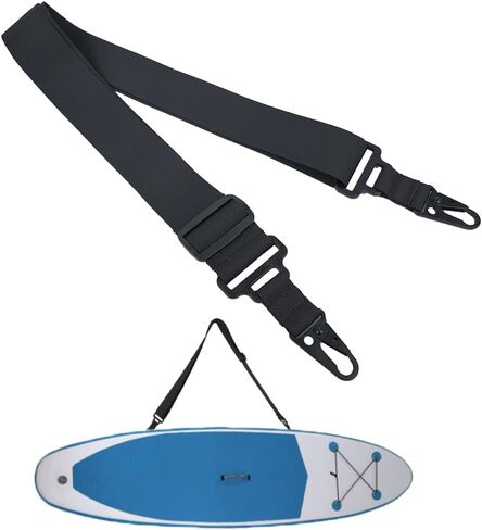 SUP Carrier Strap Adjustable Paddle Board Surfing Shoulder Carrying Slings Two Point Rifle Sling Gun Strap with Metal Hooks in Kuwait