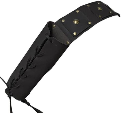 Aispring Medieval Retro Sword Shoulder Back Sheath Holder, Adjustable Warrior Costume Protective Case Sword Leather Buckle Holster For Adult Men Sword Frog Holder Cover in Saudi Arabia