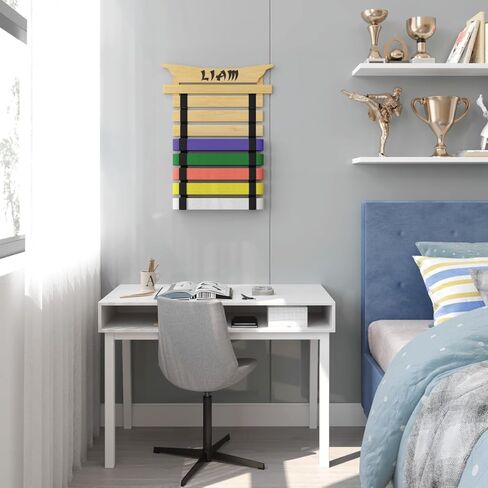 عرض حزام ميليارد كاراتيه - يحمل 8 أحزمة للفنون القتالية - يمكنك تخصيصه باستخدام الملصقات in Kuwait