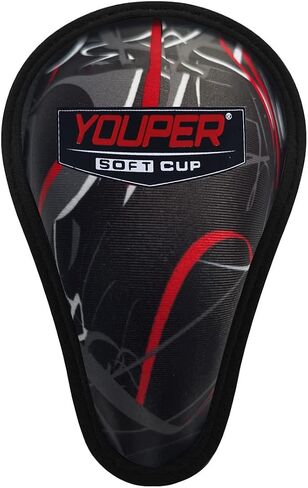 كوب رياضي واقي من الفوم الناعم للشباب من Youper Boys (للأعمار من 7 إلى 12 عامًا)، كوب رياضي للأطفال للبيسبول، كرة T، كرة القدم in Kuwait