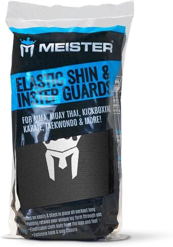 Meister MMA واقيات مبطنة للساق ومشط القدم من القماش المرن (زوج) in Kuwait