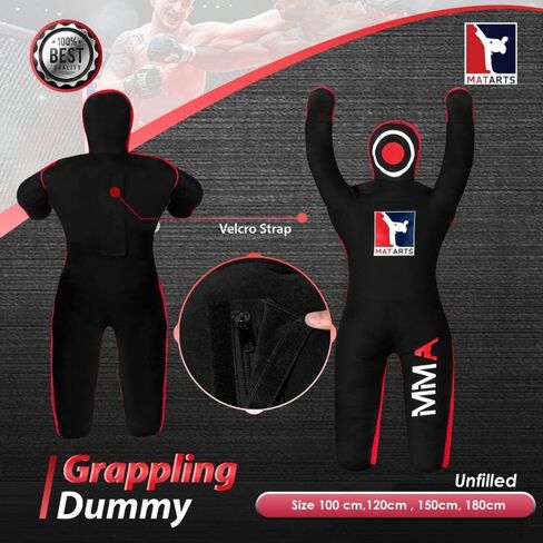 MMA دمية اللكم للأطفال الرياضات القتالية BJJ جيو جيتسو الجودو الكاراتيه التايكوندو المصارعة الأصدقاء دمية الملاكمة (40 بوصة) - غير مملوءة in Kuwait
