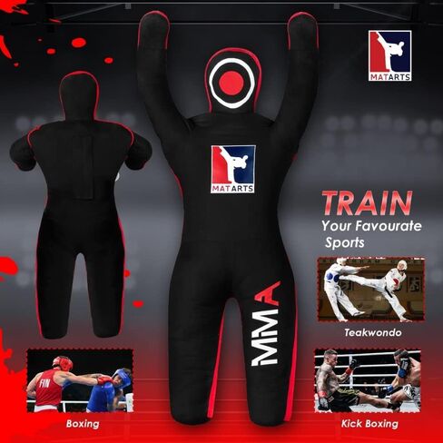 MMA دمية اللكم للأطفال الرياضات القتالية BJJ جيو جيتسو الجودو الكاراتيه التايكوندو المصارعة الأصدقاء دمية الملاكمة (40 بوصة) - غير مملوءة in Kuwait