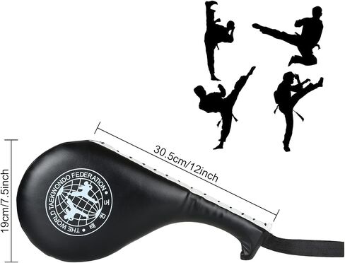 4PCS Taekwondo Kick Pad, Target TKD Kicking Pad, Karate Training Striking Pads, Kickboxing Training Pads, Martial Arts Training Equipment Targets Training Paddles for Kickboxing Karate Training Sports in Saudi Arabia