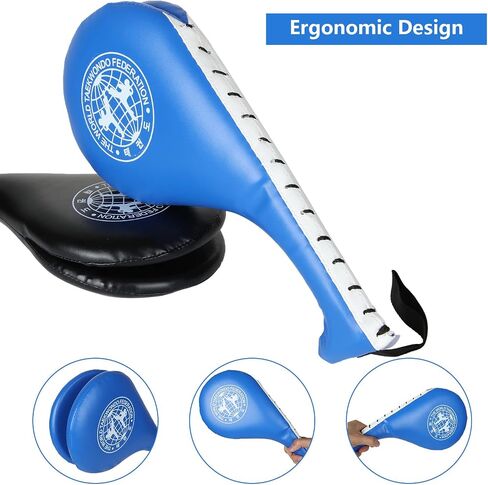 4PCS Taekwondo Kick Pad, Target TKD Kicking Pad, Karate Training Striking Pads, Kickboxing Training Pads, Martial Arts Training Equipment Targets Training Paddles for Kickboxing Karate Training Sports in Saudi Arabia