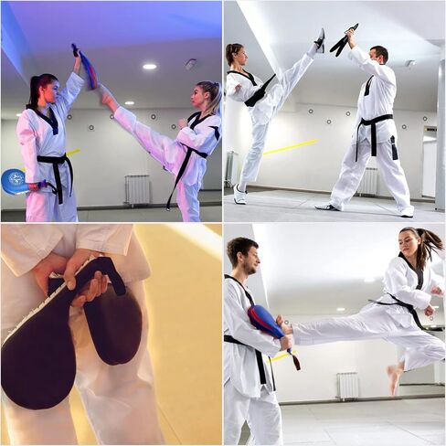4PCS Taekwondo Kick Pad, Target TKD Kicking Pad, Karate Training Striking Pads, Kickboxing Training Pads, Martial Arts Training Equipment Targets Training Paddles for Kickboxing Karate Training Sports in Saudi Arabia