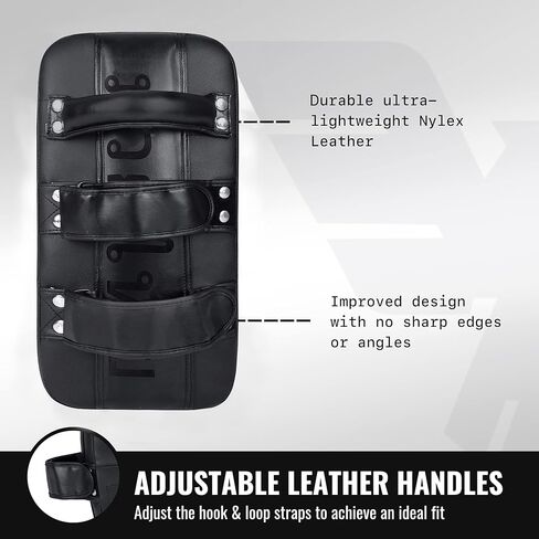 Elite Sports 2 قطعة من وسادات ركلة الملاكمة التايلاندية MMA، TKD للركبة والقدم والكوع هدف الركل زوج وسادة درع للفنون القتالية in Kuwait