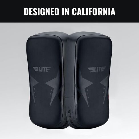 Elite Sports 2 قطعة من وسادات ركلة الملاكمة التايلاندية MMA، TKD للركبة والقدم والكوع هدف الركل زوج وسادة درع للفنون القتالية in Kuwait
