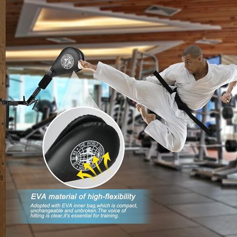 وسادات ركلة التايكوندو، وسادات ركل الملاكمة بدون استخدام اليدين للفنون القتالية مع دعامة تثبيت in Kuwait