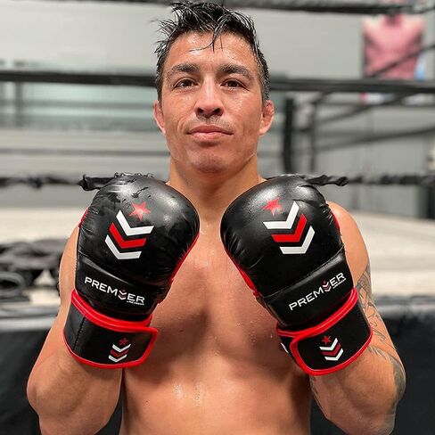 قفازات تدريب Revgear Premier 7 أونصة Hybrid Sparring MMA | مثالي للمبتدئين والاستخدام اليومي في صالة الألعاب الرياضية | مبطن للحماية | مريحة ودائمة in Kuwait