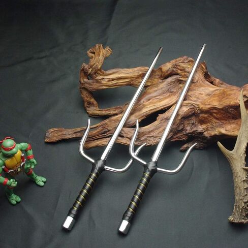 Superdo Octagon Metal Martial Arts Sai متعدد الحجم (أسود وفضي) (فضي، 18 بوصة وحقيبة) in Kuwait