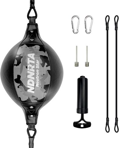 حقيبة مزدوجة النهاية، مجموعة أدوات تدريب الملاكمة سريعة التحسين، (سلك تعديل اختياري)، حبل من الأرض إلى السقف، حقيبة ملاكمة مزدوجة النهاية، حقيبة ملاكمة من الجلد الصناعي، (يتم شحنها من الولايات المتحدة) معدات الملاكمة in Kuwait