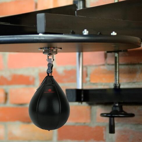 Boxing Speed Bag - PU Leather Speed Bags for Boxing - Pear Boxing Speedbags for Boxing - PU Leather Speedbag Boxing Set with Carry Bag - MMA Training Speedball Reflex Ball Boxing Equipment Speedpunch in Saudi Arabia