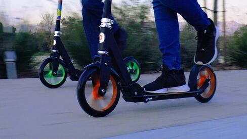 Razor A5 Lux Kick Scooter for Kids Ages 8+ - 8" Urethane Wheels, Anodized Finish Featuring Bold Colors and Graphics, for Riders up to 220 lbs in Saudi Arabia