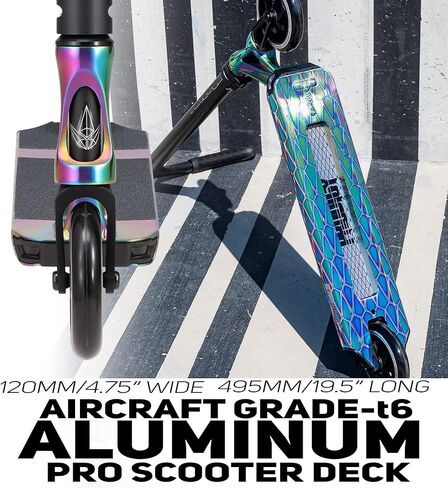 سكوتر Envy Scooters Prodigy S9 Pro - سكوتر حيلة مثالي لراكبي سكوتر الخدع المبتدئين والمتوسطين والمتقدمين. سكوتر مثالي للبالغين والمراهقين والأطفال من سن 8 سنوات فما فوق. in Kuwait