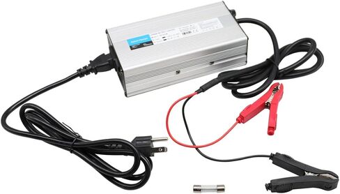 شاحن بطارية 48 فولت مع مروحة تبريد ومخرج مشبك التمساح in Kuwait