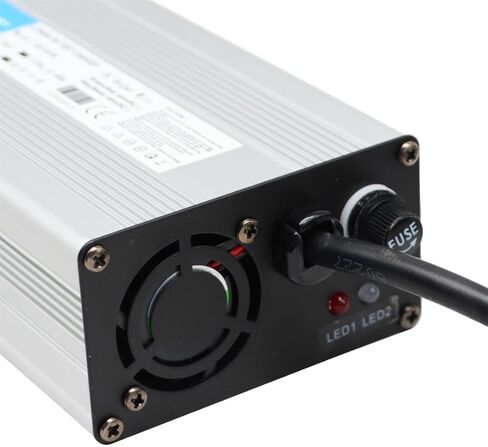 شاحن بطارية 48 فولت مع مروحة تبريد ومخرج مشبك التمساح in Kuwait