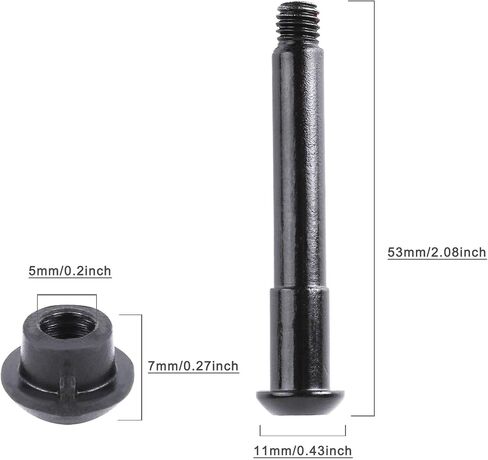 TOMALL Shaft Locking Screw Hinge Bolt Steel Lock Screw Folding Place Fixed Bolt Replacement Parts for Xiaomi M365 Electric Scooter in Saudi Arabia