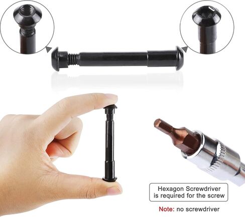 TOMALL Shaft Locking Screw Hinge Bolt Steel Lock Screw Folding Place Fixed Bolt Replacement Parts for Xiaomi M365 Electric Scooter in Saudi Arabia
