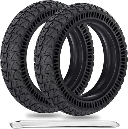 Ǝك | إطار صلب لسكوتر كهربائي Gotrax Wheel Xiaomi | إطارات بديلة نسخة محسنة متوافقة مع جميع العجلات الأمامية أو الخلفية مقاس 8.5 بوصة | 2 قطعة مع أداة لـ gotrax gxl gotrax XR in Saudi Arabia