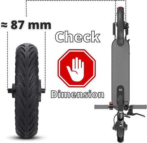 | Gotrax Wheel replacement and Xiaomi M365 electric Scooter | Solid Tire with hub and Brake-Disc | Honeycomb Wheel Compatible Mijia1s gotrax gxl V2/gotrax XR and 8,5 inch in Saudi Arabia