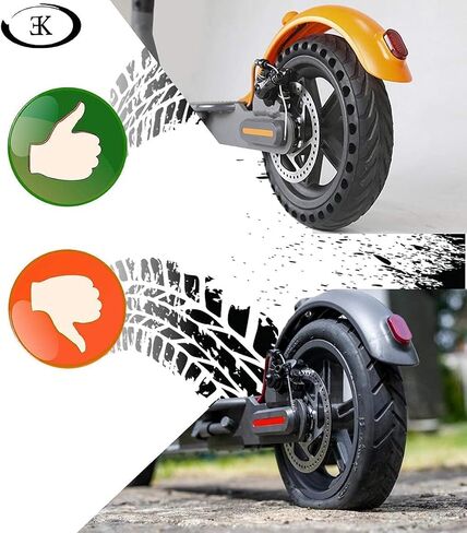 | Gotrax Wheel replacement and Xiaomi M365 electric Scooter | Solid Tire with hub and Brake-Disc | Honeycomb Wheel Compatible Mijia1s gotrax gxl V2/gotrax XR and 8,5 inch in Saudi Arabia