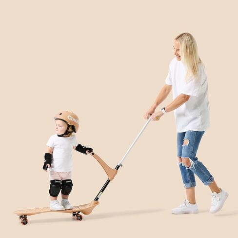 لوح تزلج Ookkie Kids Learner، يساعد على تطوير التوازن والثقة بالنفس، لوح تزلج 4 في 1، إعداد سهل، فكرة هدية in Kuwait