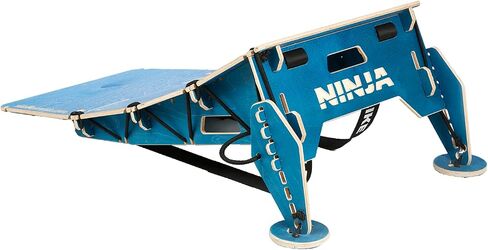منحدر القفز Ninja MTB، منحدر القفز المحمول Turbo Kicker، منحدر 4 ألواح لجميع الأعمار، مثالي لدراجات MTB، دراجات BMX، عجلات واحدة، الدراجات البخارية، ألواح التزلج، وسيارات RC in Kuwait
