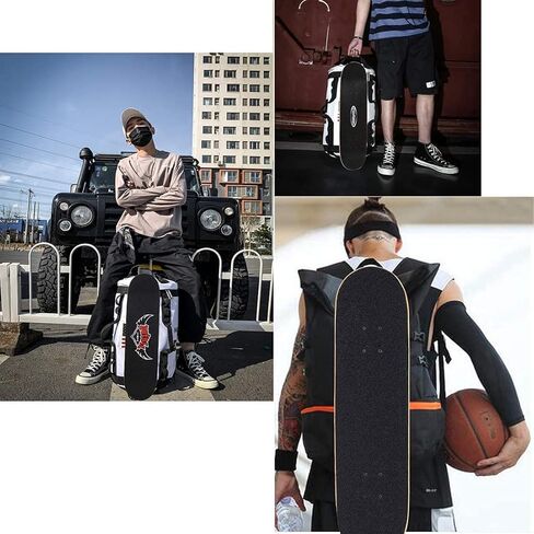 حقيبة الظهر حزام الكتف خطاف حقيبة الظهر شماعات مع حزام جبل حقيبة الظهر المرفق الناقل لوح التزلج تحمل للوحة التزلج الطويلة حقيبة الظهر الناقل - لا حقيبة الظهر in Kuwait