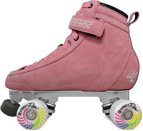 زلاجات دوارة احترافية من Bont Parkstar Pink Suede لمنحدرات الحديقة وأوعية الشارع للرجال - النساء - الأولاد - الفتيات التزلج على الجليد في الهواء الطلق والداخلي in Saudi Arabia