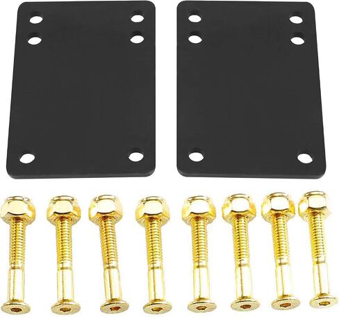 وسادة vanpro Trucks 1/8 رافعات مطاطية لألواح التزلج لمنع عض العجلات وامتصاص الصدمات، تقلل الاهتزازات لإطالة عمر الأجهزة (أسود ثلجي) in Saudi Arabia