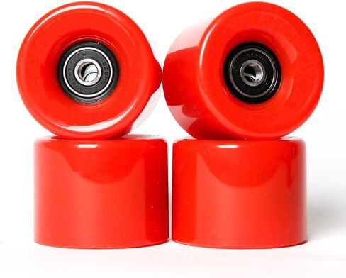 عجلات لوح التزلج FREEDARE مع محامل عجلات طويلة 60 مم عجلات كروزر للشارع (مجموعة من 4) in Kuwait