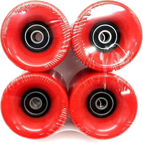 عجلات لوح التزلج FREEDARE مع محامل عجلات طويلة 60 مم عجلات كروزر للشارع (مجموعة من 4) in Kuwait