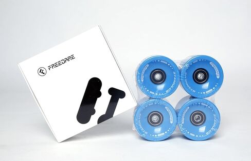 عجلات FREEDARE طويلة مقاس 70 مم مع محامل وفواصل ABEC-7 (مجموعة من 4) in Kuwait