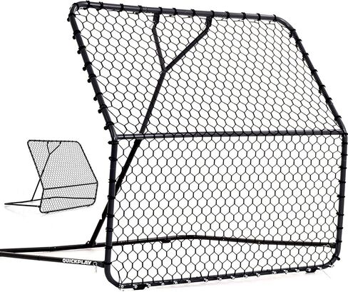 مدرب QuickPlay PRO Rebounder متعدد الرياضات بزاوية قابلة للتعديل متوفر بمقاسات 3x3' و5x5' | كرة القدم Rebounder أو البيسبول والكرة اللينة مرة أخرى in Kuwait